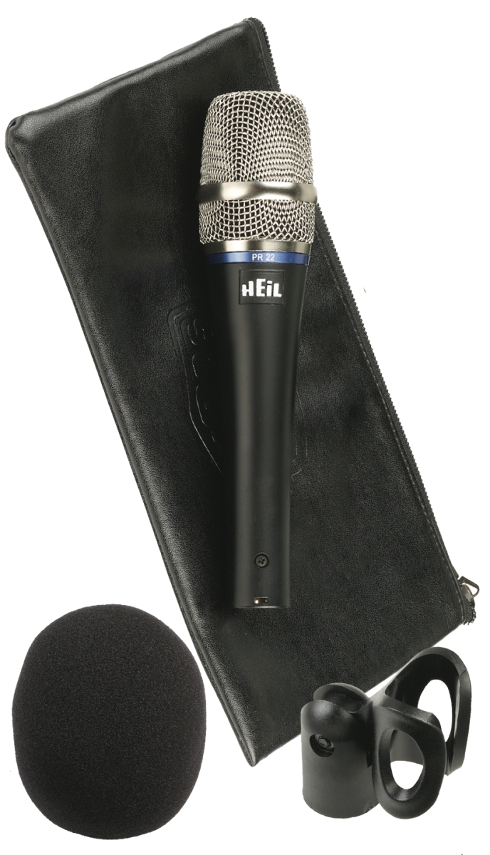 364988 Dynamic Cardioid Utility Handheld Microphone with Clip & Windscreen -  Heil Sound
