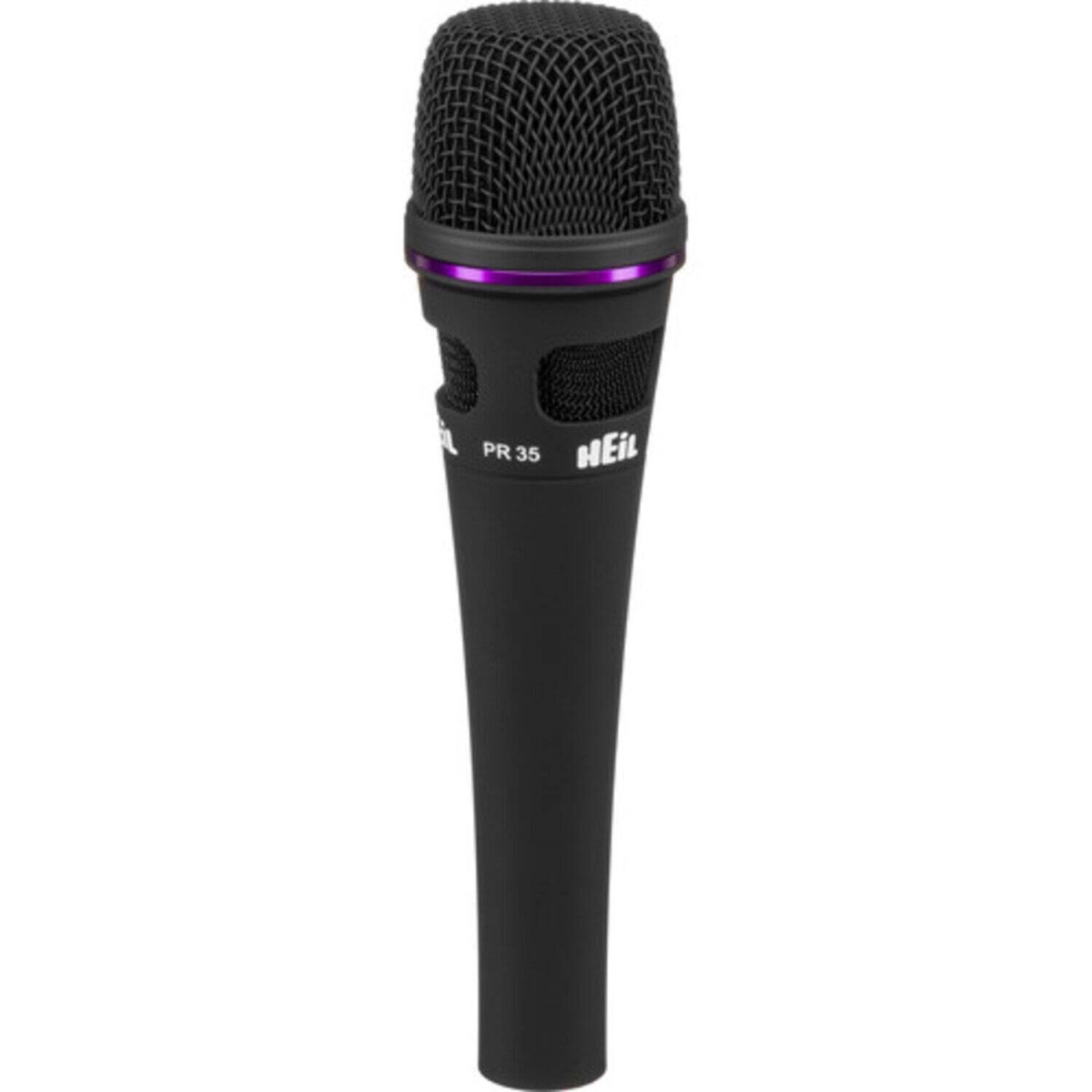 364995 Large Diameter Handheld Microphone with 2-Position Roll Off, Black