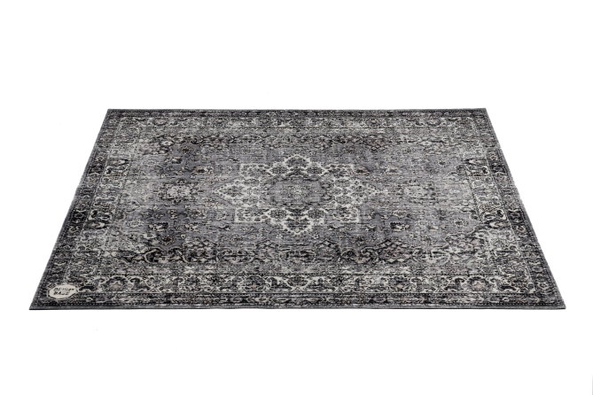 6 x 5.25 ft. Vintage Persian Style Stage Mat, Grey