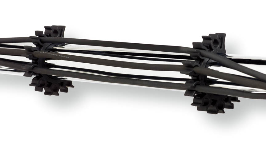 Workstation Cable Management Clips, Pack of 4