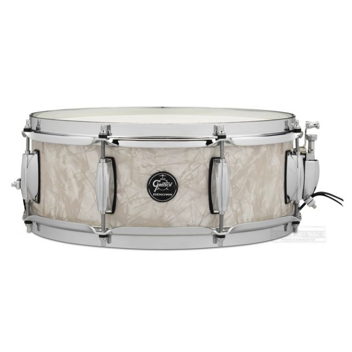 775931 14 x 5 in. Renown Snare Drum, Vintage Pearl -  Gretsch Import