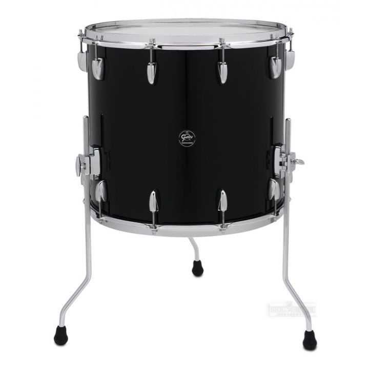 777089 16 x 18 in. Renown Floor Tom Drum, Piano Black -  Gretsch Import