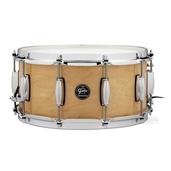 775946 6.5 x 14 in. Renown 2 Snare Drum, Gloss Natural -  Gretsch Import