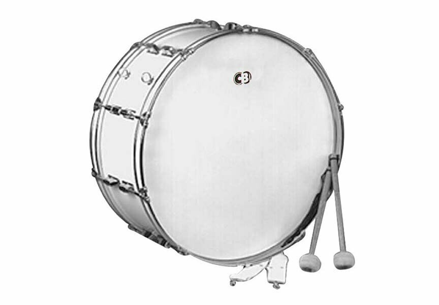 Picture of CB Drums 776473 14 x 22 in. Bass Drum, White