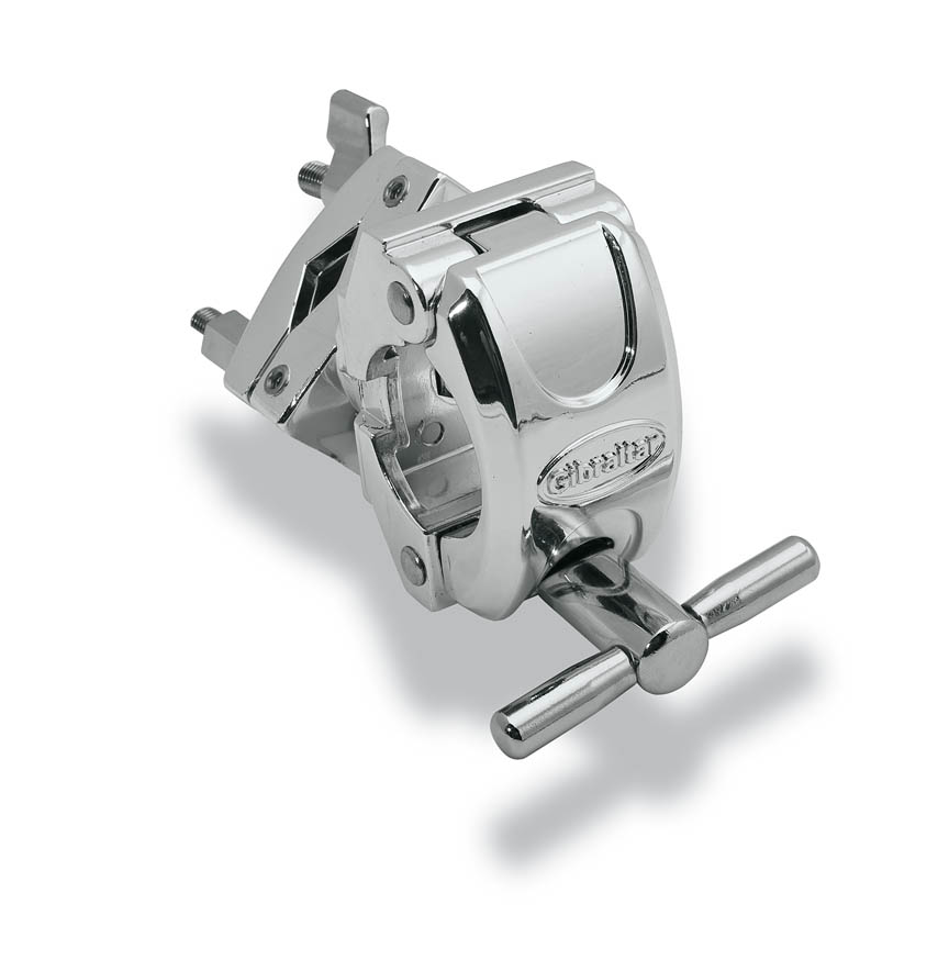 Gibraltar Hardware - Multi Angle Adjustable Multi Clamp, Geared Drum Key Mount with Chrome Finish, Drum Hardware Accessory for Percussion