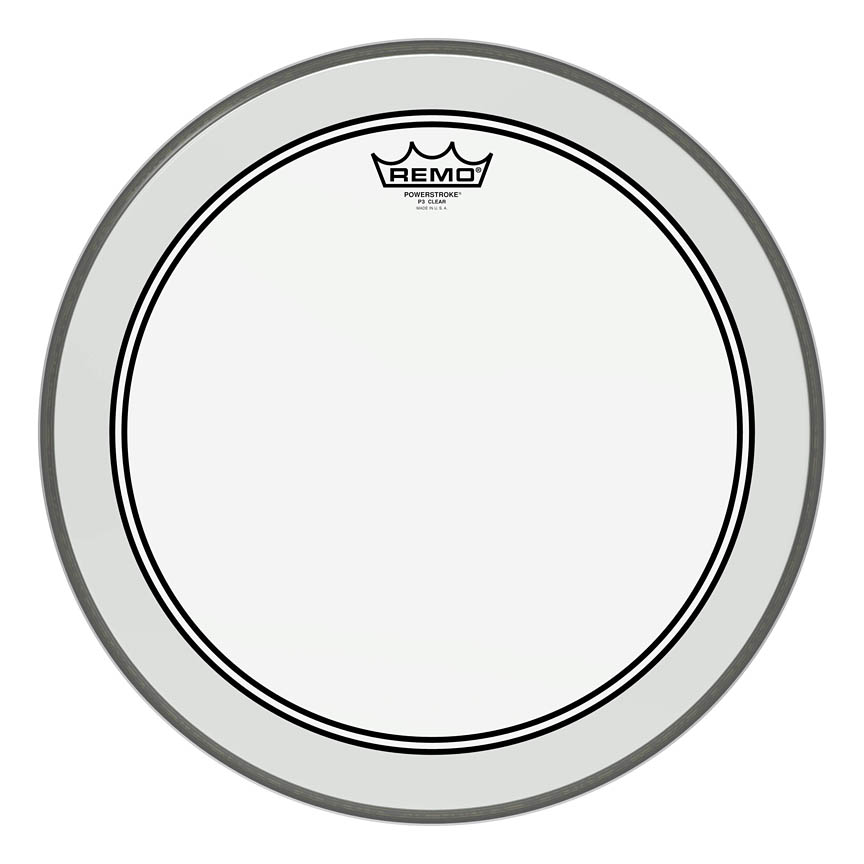 3701304 16 in. Dia. Bass Powerstroke 3 Clear with 2.5 Impact Patch