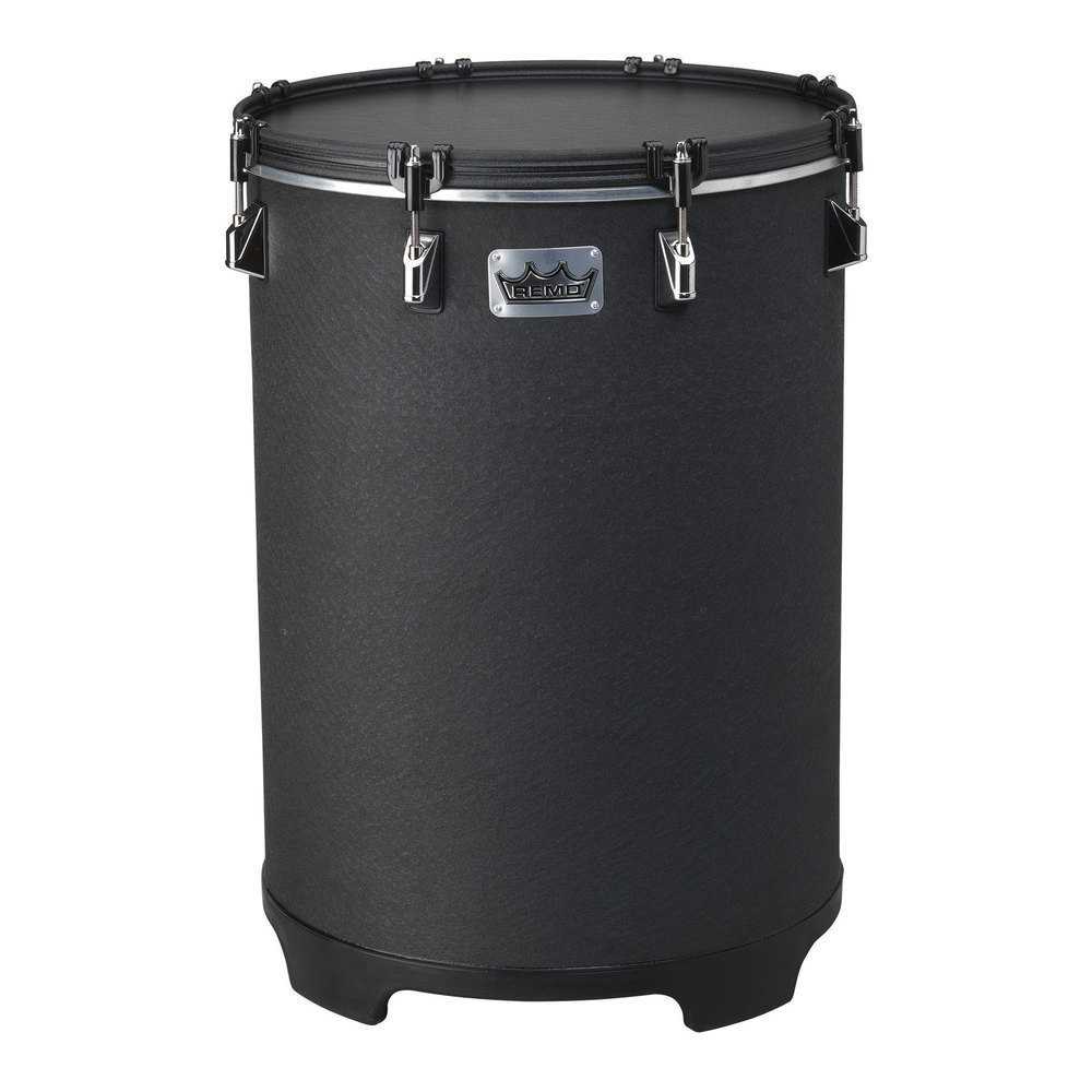 Bahia Bass Drum - Black Fabric - 16 in. Diameter - Lightweight Acousticon Shell