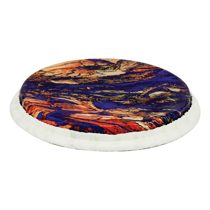 3701033 8.5 in. Bongo Drumhead with Tucked Skyndeep Molten Sea Graphic