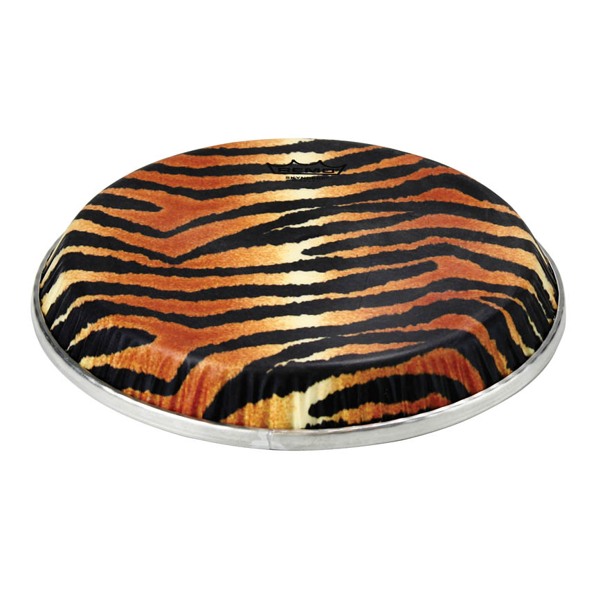 3700853 10.75 in. Conga Drumhead with Symmetry D2 Skyndeep Tiger Stripe Graphic