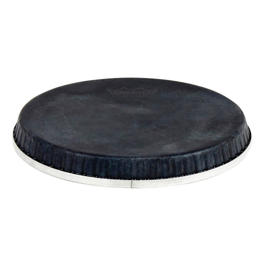 3700973 8 in. Bongo Drumhead with S-Series Skyndeep Black Calfskin Graphic