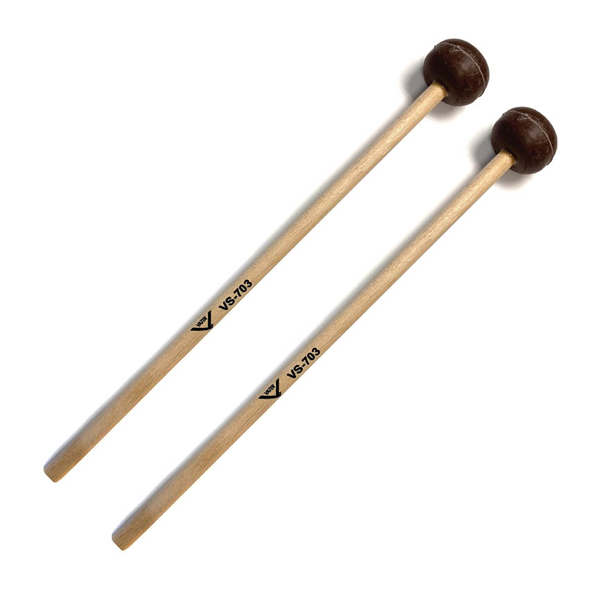 300612 Student Xylophone Mallets with Set of Medium Soft Birch Mallets for Rubber Heads