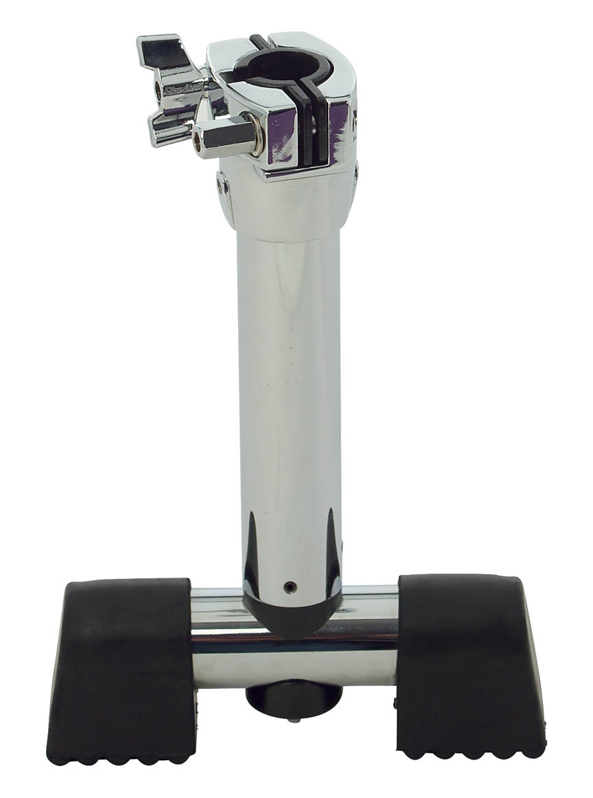 Mini-T Leg Base for Drum - Black - Adjustable Height - Compact Design