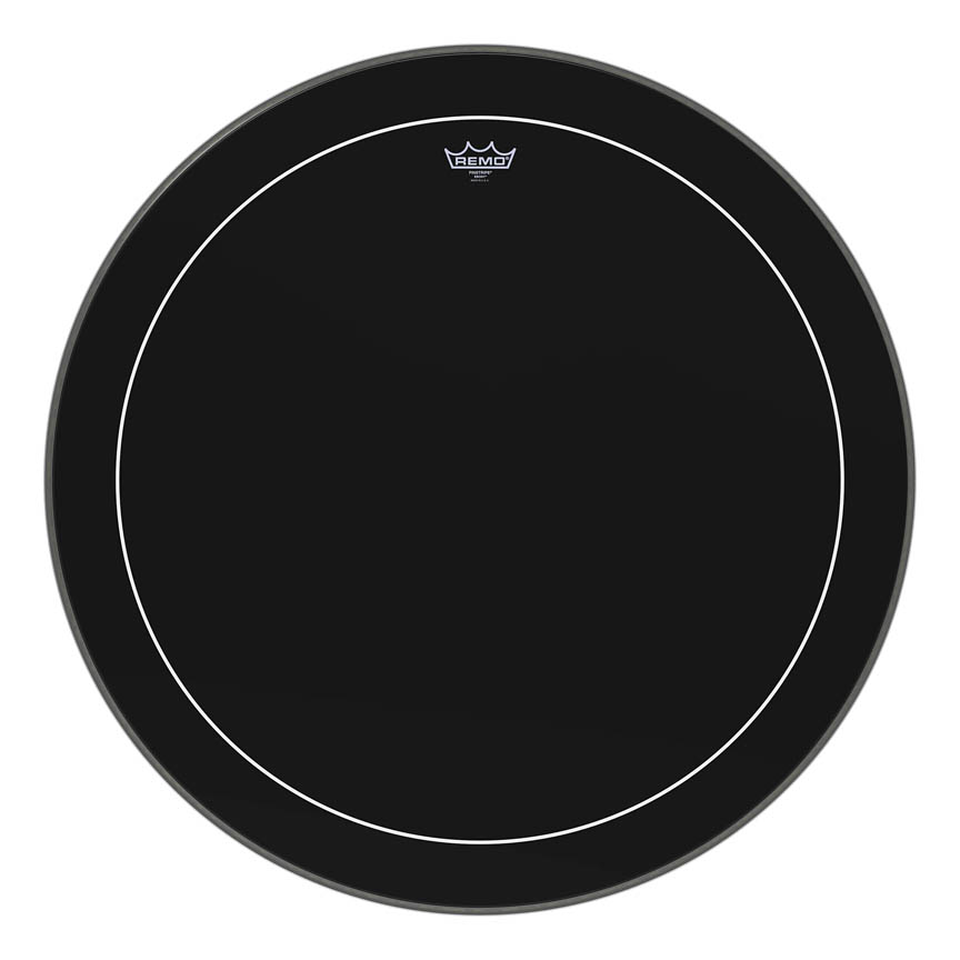 3700606 30 in. Dia. Bass, Pinstripe & Ebony Drum Head