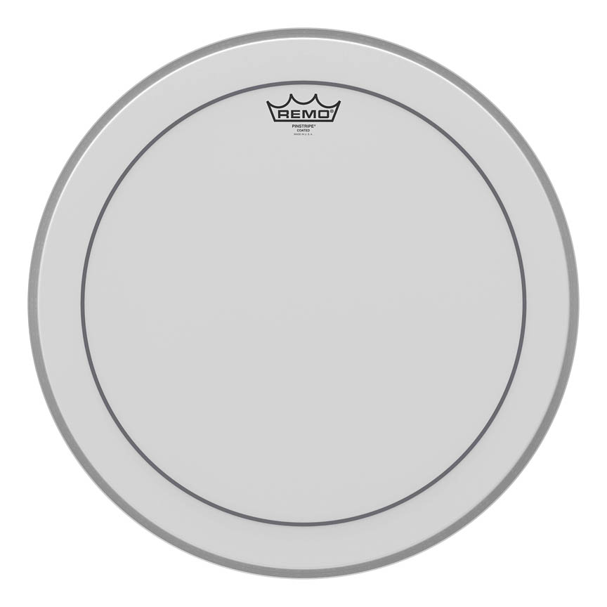 3701191 18 in. Dia. Bass, Pinstripe & Coated Drum Head