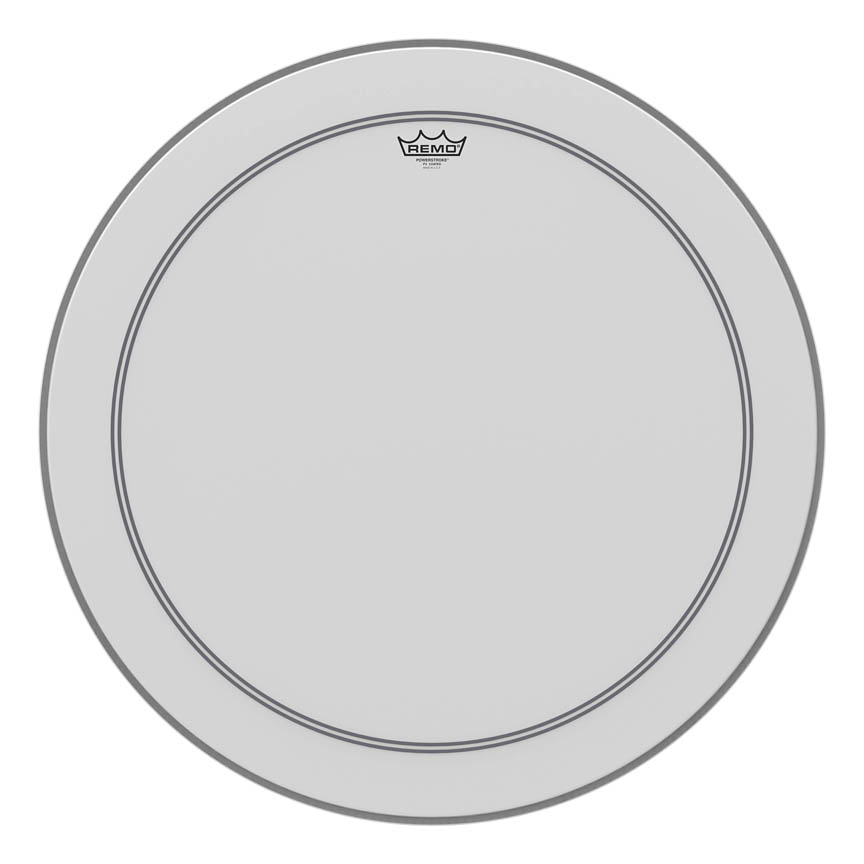 3701297 28 in. Dia. 2.5 in. Impact Patch Bass, Powerstroke 3 & Coated Drum Head
