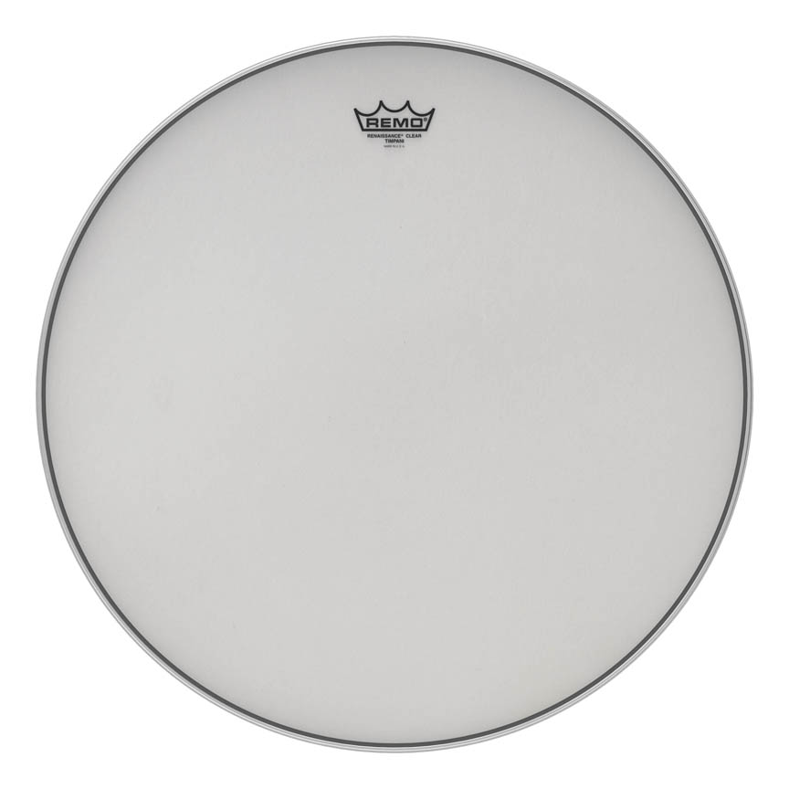 3701499 22 in. Dia. Aluminum Insert Ring Timpani, Renaissance & Clear Film Drum Head