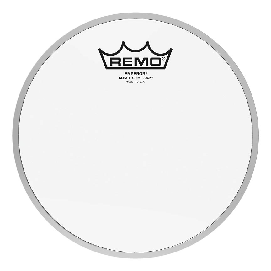 3700203 8 in. Dia. Batter, Crimplock & Emperor Drum Head, Clear