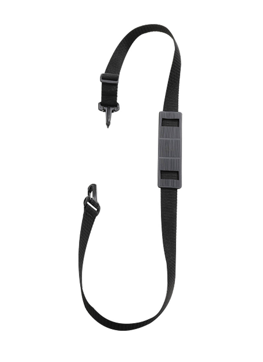 3700698 1.5 x 53 in., Adjustable, Metal Clip & No Pad, Black Nylon Strap & Shoulder for Drum
