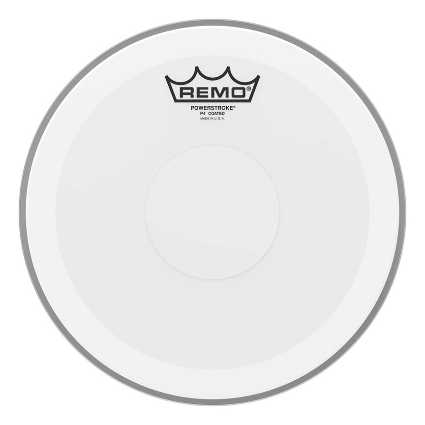 3701417 10 in. Dia. Clear Dot Batter & Powerstroke 4 & Coated Drum Head