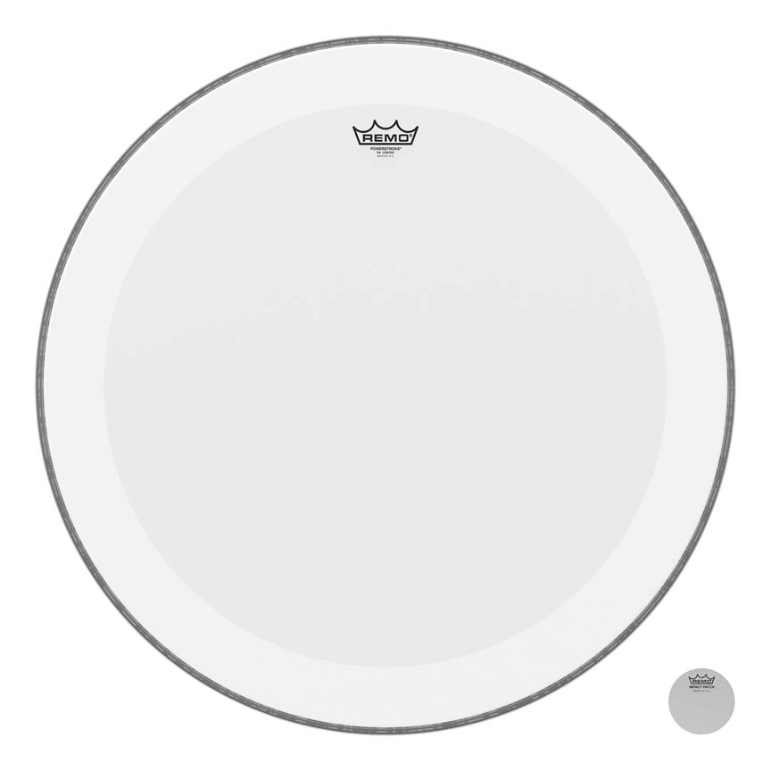 26 in. Dia. with Impact Patch Bass, Powerstroke 4 & Coated Drum Head