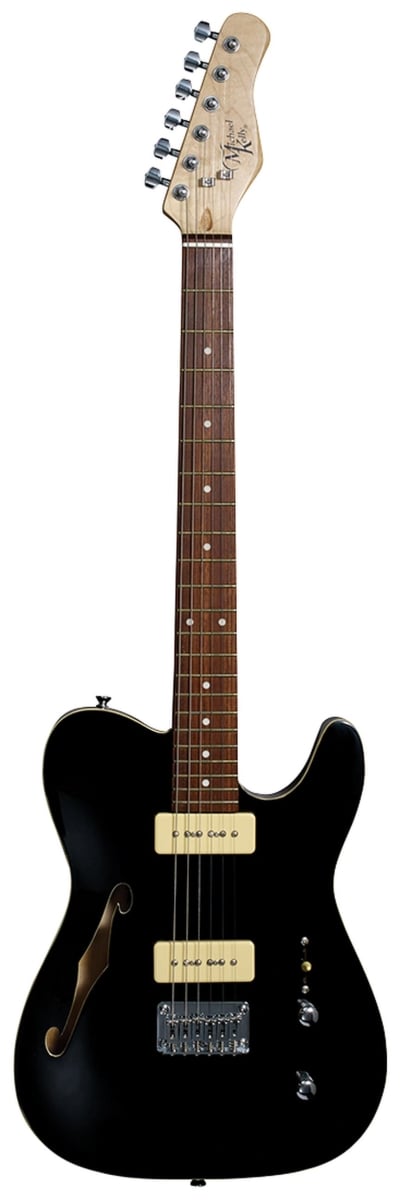361944 59 Thinline Electric Guitar, Gloss Black