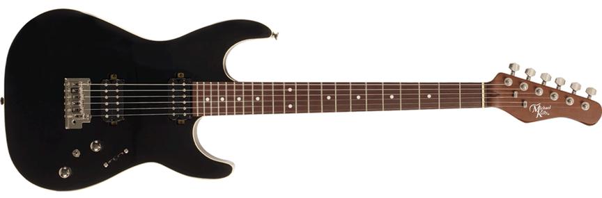 456812 Element GTR 62 Solid Body 2 Hum Guitar, Gloss Black -  Michael Kelly Guitars