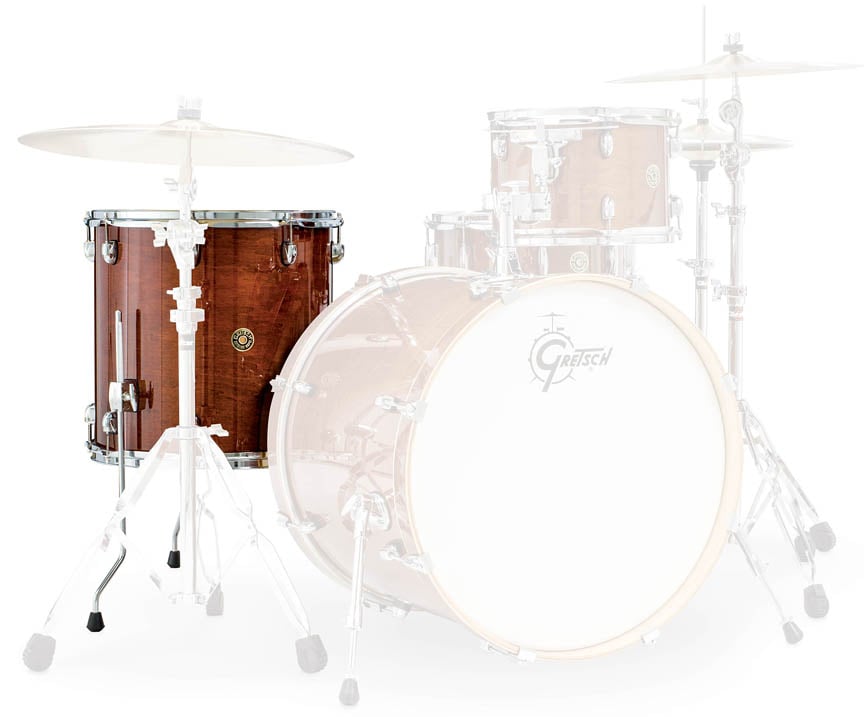 775182 16 x 16 in. CM1 Floor Tom Drum Set, Walnut Glaze -  Gretsch Import