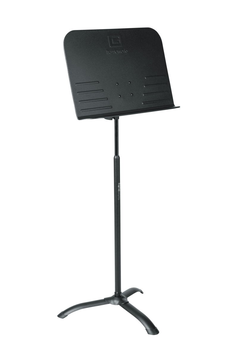 Picture of Gator Frameworks 3726145 Heavy Duty Sheet Music Stand with Friction Clutch Height Adjustment