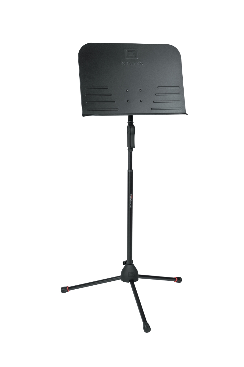 Picture of Gator Frameworks 3726146 Tripod Style Sheet Music Stand with Deluxe Single Hand Clutch Height Adjustm