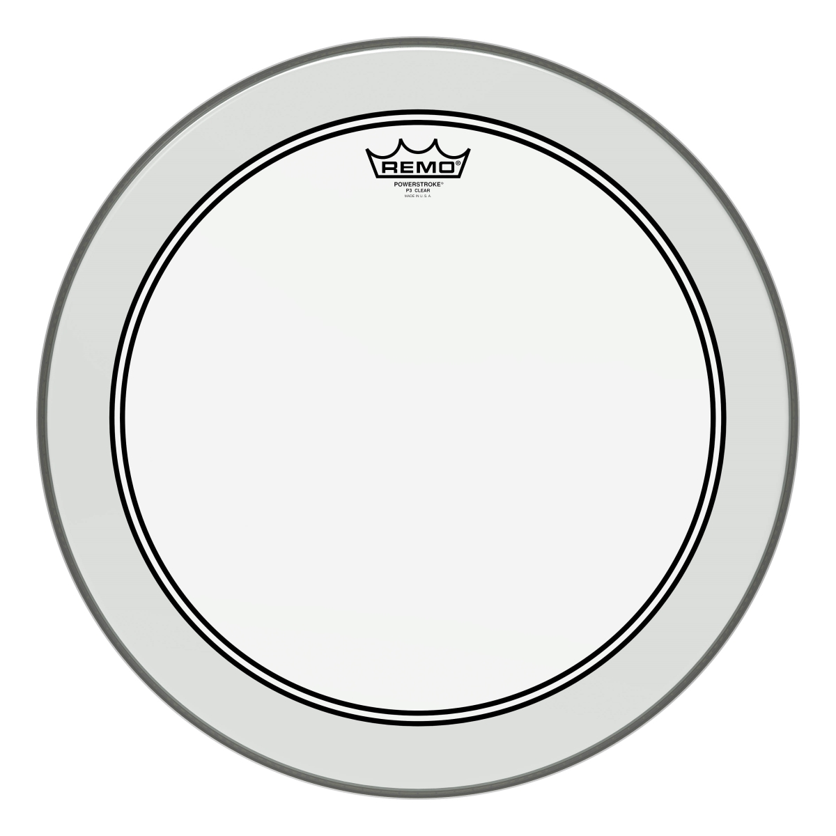 3701251 18 Dia. Powerstroke 3 Batter Drumhead, Clear