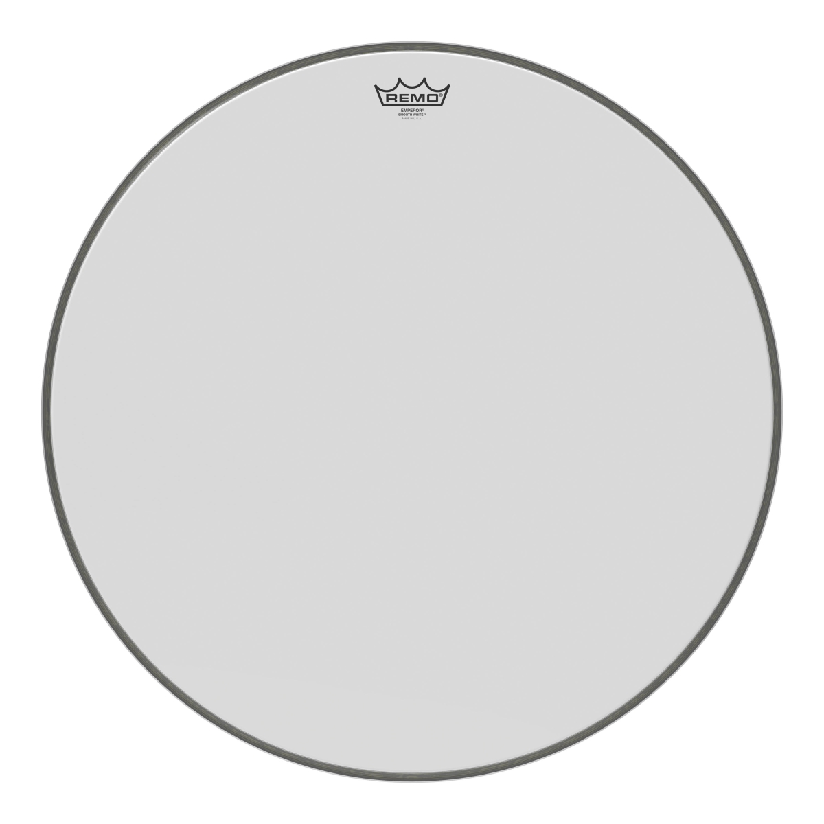 3700099 26 Dia. Emperor Bass Drumhead, Smooth White