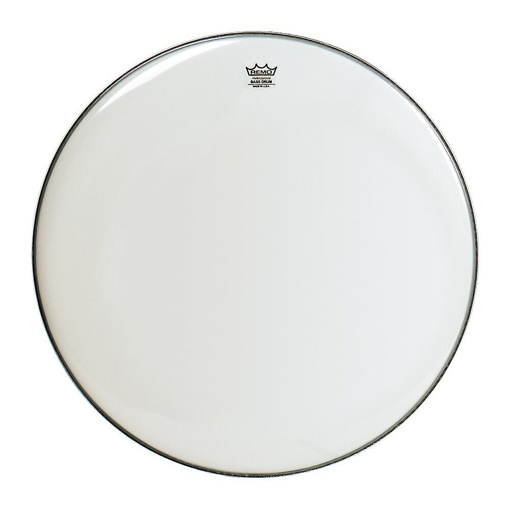 3700396 26 in. Dia. Ambassador Smooth White Bass Drumhead