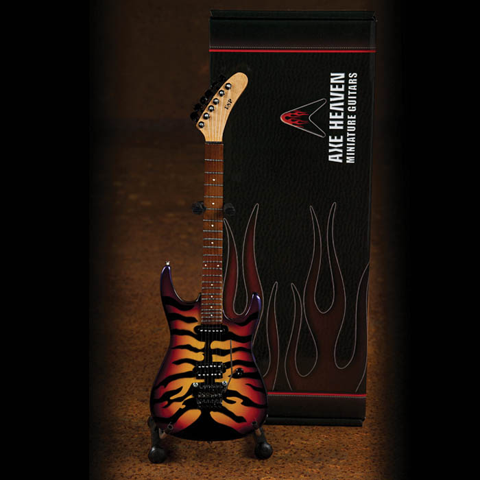 Lynch, George Sunburst Tiger Officially Licensed Miniature Guitar Replica