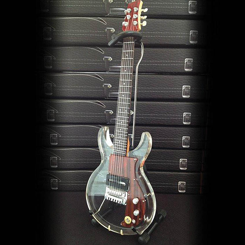 Picture of Axe Heaven 286404 Dan Acrylic Clear Model Armstrong Miniature Guitar
