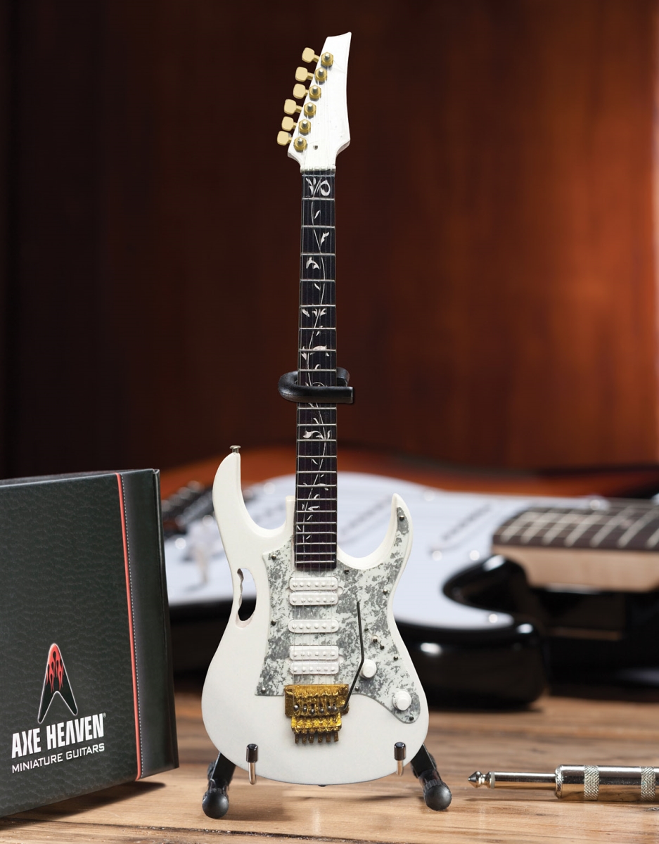 Picture of Axe Heaven 239008 Vai, Steve Signature White Jem Mini Guitar Replica