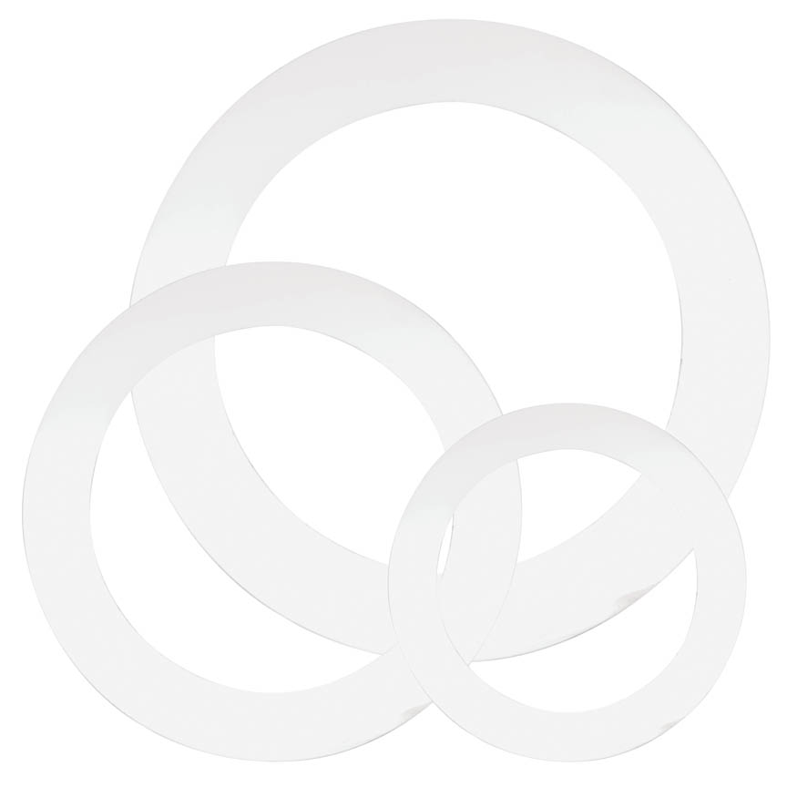 3700536 5 in., 7 in. & 9 in. Dynamo Pack, White