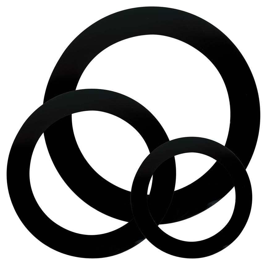 5 in., 7 in. & 9 in. Dynamo Pack, Black