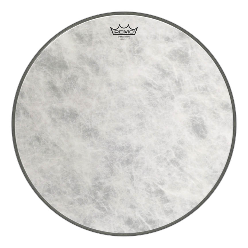 3701384 20 in Dia Powerstroke 3 Fiberskyn Bass Diplomat Drum Heads