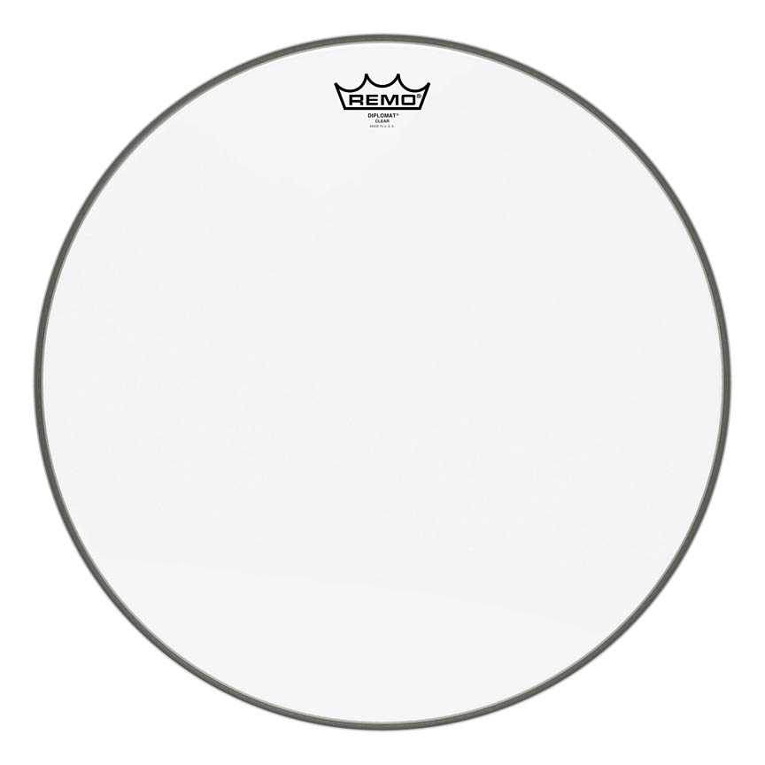 3700154 18 in Dia Diplomat Smooth Clear Drum Heads