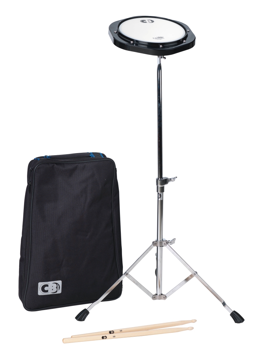 Picture of CB Drums 776470 8 in. Percussion Practice Pad Kit with Stand & Bag