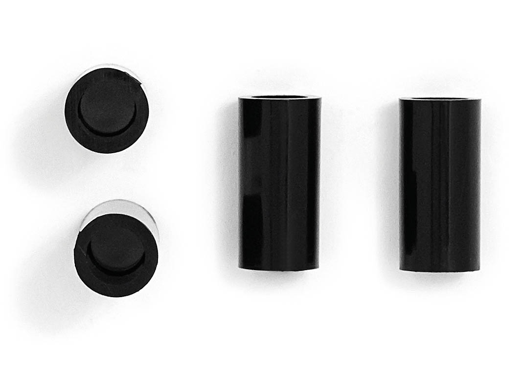 8 mm Cymbal Sleeve - Black - Pack of 4 - Protects Cymbals from Keyholing