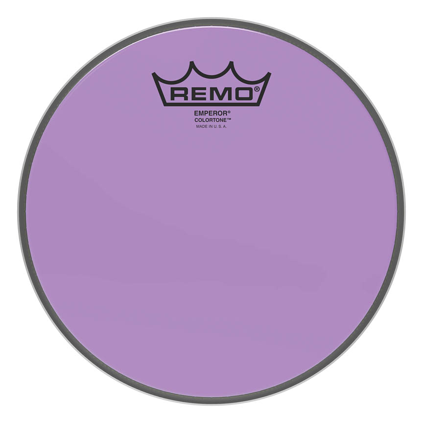 3701749 8 in. Emperor Colortone Tom Batter Drumhead, Purple