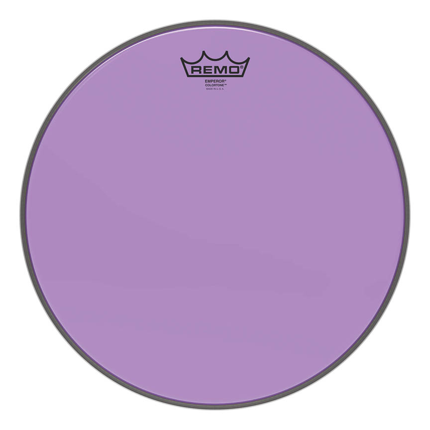 3701757 14 in. Emperor Colortone Tom Batter Drumhead, Purple