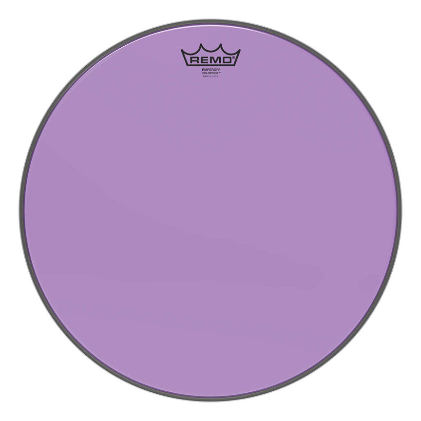 3701761 16 in. Emperor Colortone Tom Batter Drumhead, Purple