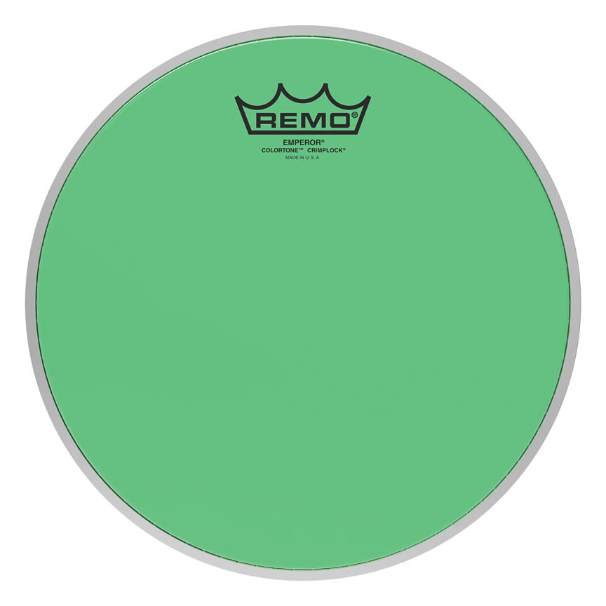 10 in. Emperor Colortone Crimplock Drumhead, Green
