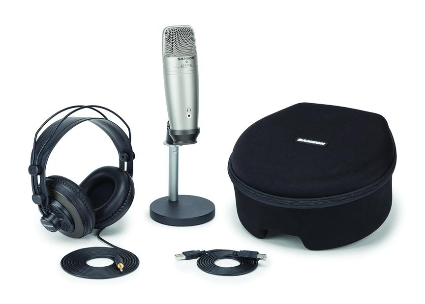 367761 C01U Pro Podcasting USB Studio Microphone & Headphones