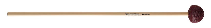 3707438 Soft Vibraphone Mallets, Burgundy & Rattan