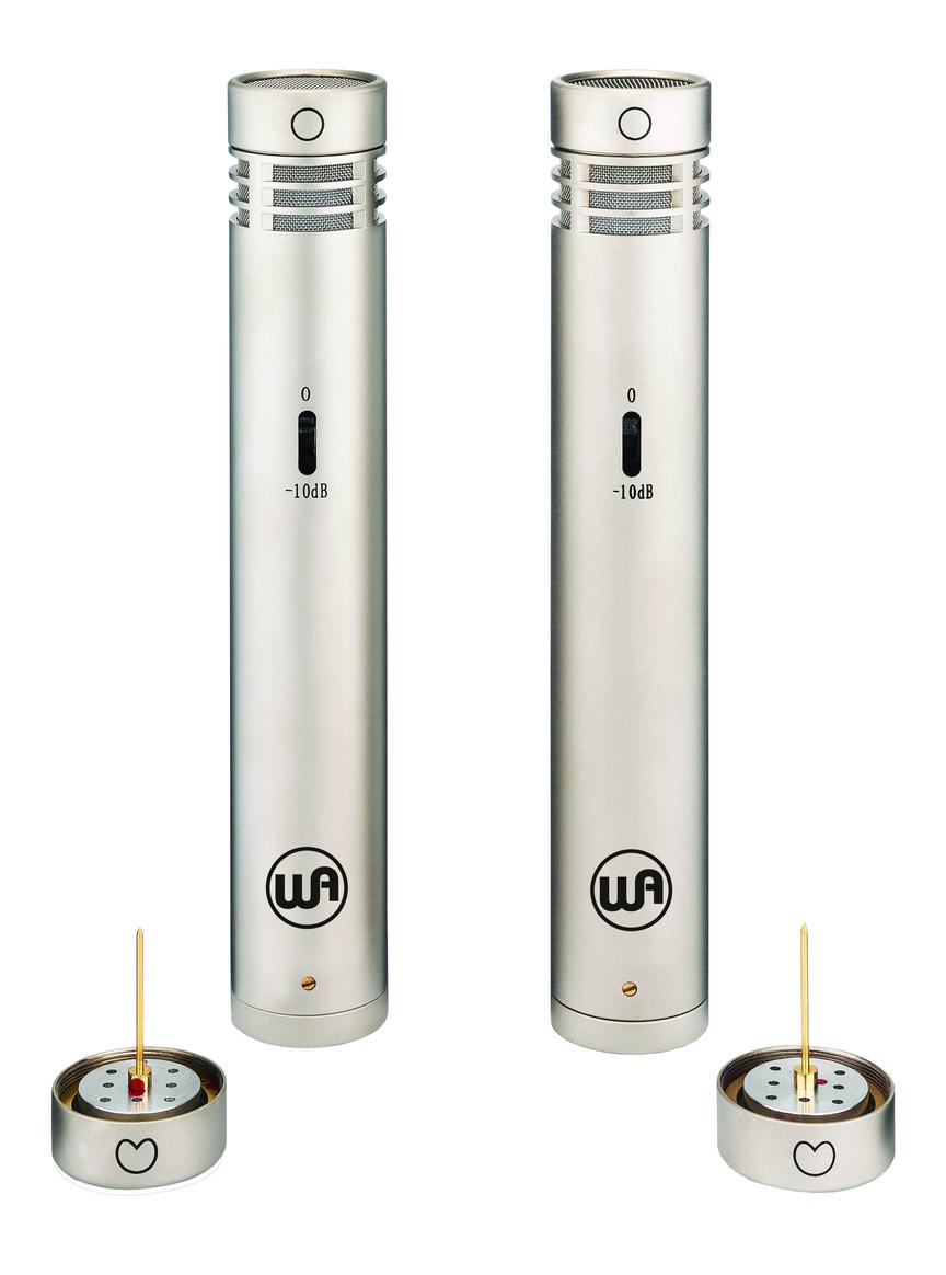 WA-84 Stereo Omni & Cardioid Capsules, Nickel