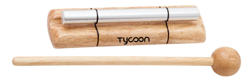 755650 Single Energy On Siam Bar Chime, Oak & Chrome - Small