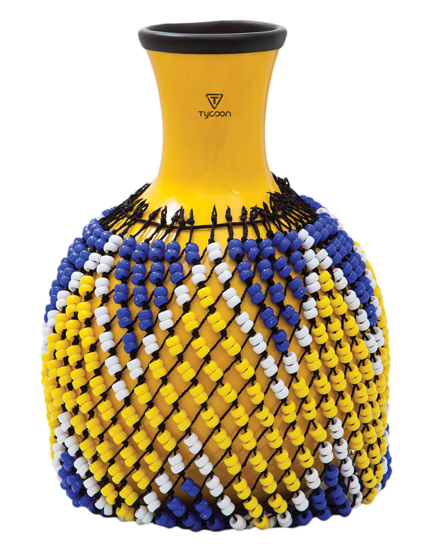 755664 Fiberglass Shekere, Yellow